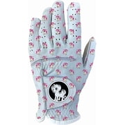 Scale Wear Design Funny Pink Pony Club Golf Glove - Cabretta and Synthetic Leather Left LH Right RH Hand Golfer Weather Grip Adult White Leather