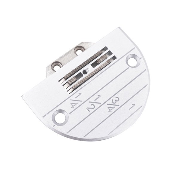 Scaled Needle Plate and Feed Dog Set for Thin and Thick Fabric Sewing Machine Needle Plate and Feed Dog Replacement