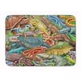 thumbnail image 1 of Scales and Tails, Snakes, Turtle, Reptiles Machine Washable Memory Foam Mat, 1 of 3