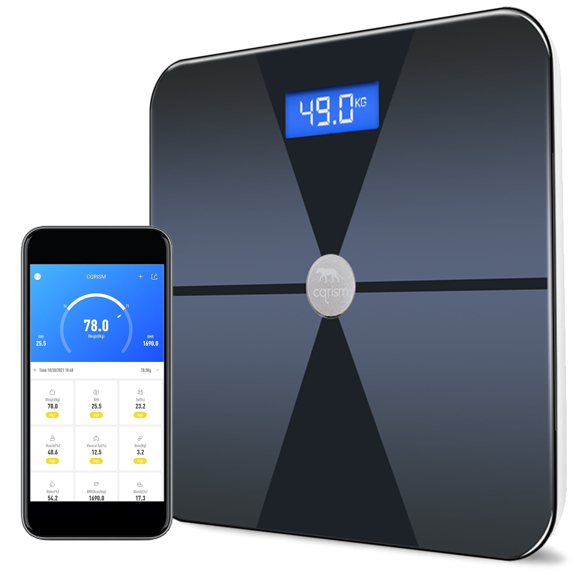 69.99$Smart Scale for Body Weight, 24-Measurement Digital Bathroom Scale  with Accurate Heart Rate, BMI, Muscle Mass Analysis, Smart Bluetooth Scale  Compatible with Apple Health for Fitness : r/ReviewRequests