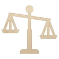 thumbnail image 1 of Scales of Justice Legal Lawyer Icon Wood Shape Unfinished Piece Cutout Craft DIY Projects - 6.25 Inch Size - 1/8 Inch Thick, 1 of 7