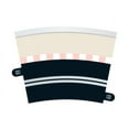 thumbnail image 1 of Scalextric C7017 Single Lane Radius 3 Curve 22.5 x 4 Slot car Track, 1 of 1