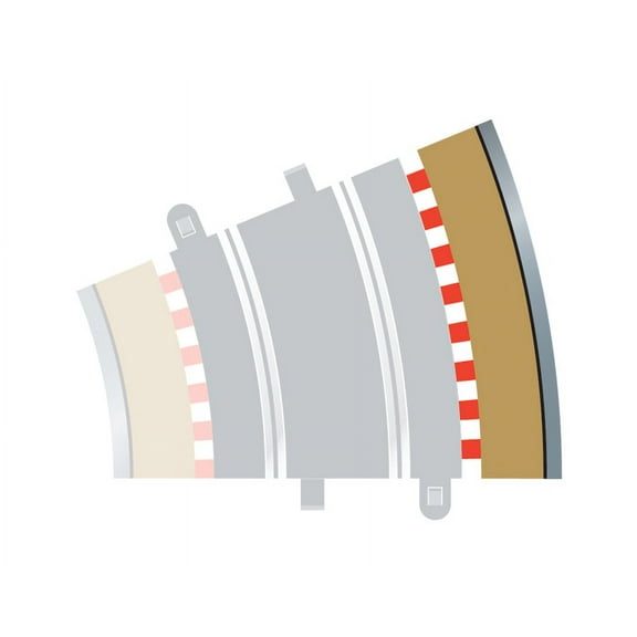 Scalextric C8224 Radius 3 Curve Outer Borders 22.5 x 4 Slot Car Race Track