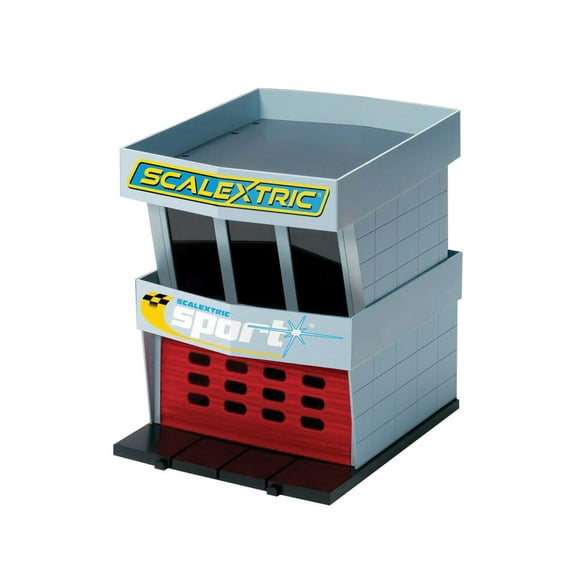 Scalextric C8321 Plastic Pit Garage 1:32 Scale Layout Accessory - Small Kids Gift Ideas for Boy/ Girl Ages +14 years