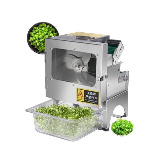 Scallion Chopping Machine, Multifunctional Vegetable Cutter, Food Slicer for Commercial Restaurant Kitchen