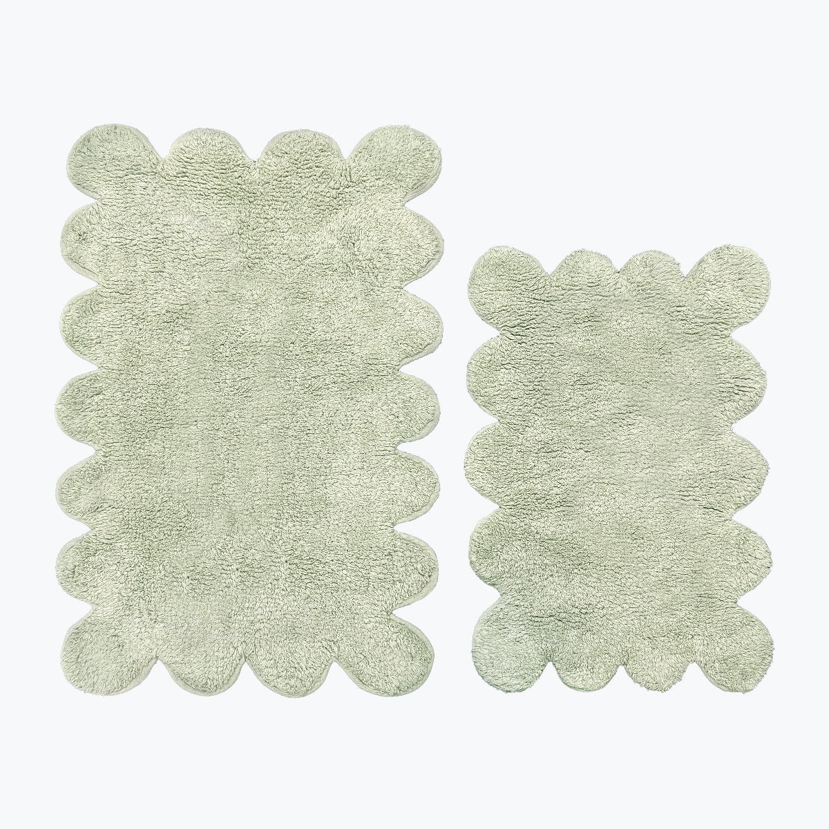 Scallop Bath Mat Set Two Piece - Walmart.com