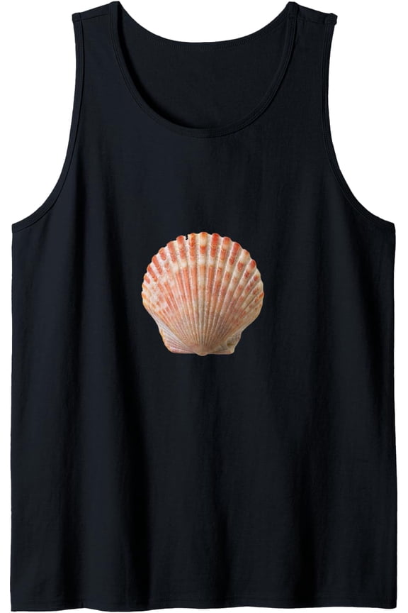Scallop Beach Shell Tank Top Size S-3XL
