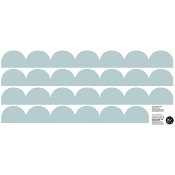 Scallop Border Peel & Stick Decal