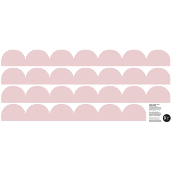 Scallop Border Peel & Stick Decal