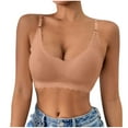 thumbnail image 1 of Scallop Edge Bras for Womens Full Coverage Shelf Support Push-Up Bra Non-Slip Anti-Sagging Seamless Bras Ultra Comfort Soft Everyday Bras Wirefree Comfortable Support Underwear, 1 of 5