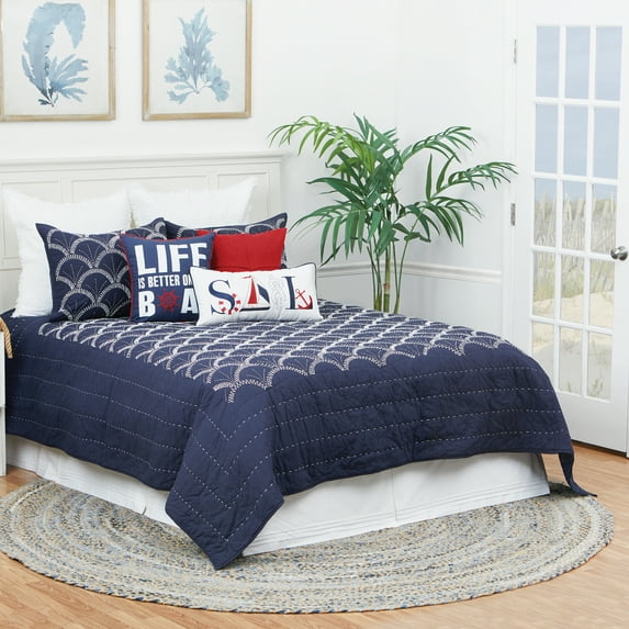 Scallop F/Q Quilt Set