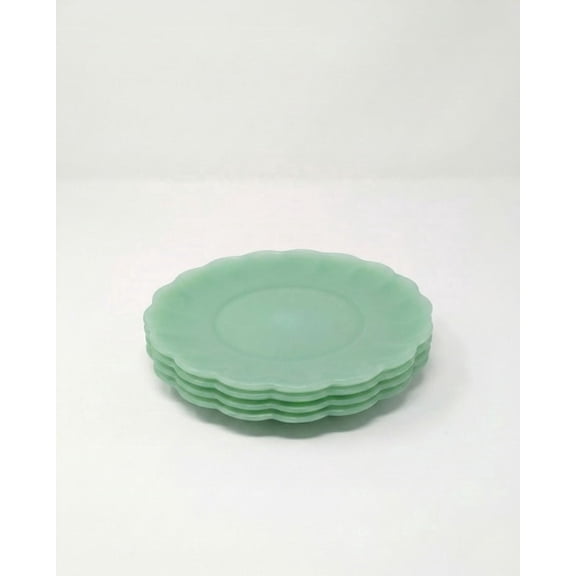 Scallop Petal PP 12-Piece Dinnerware Set - Green