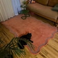 thumbnail image 1 of Scallop Rug Store Hand knitted Fish Eye Wool Loop Area Rug Dhurrie, 1 of 4