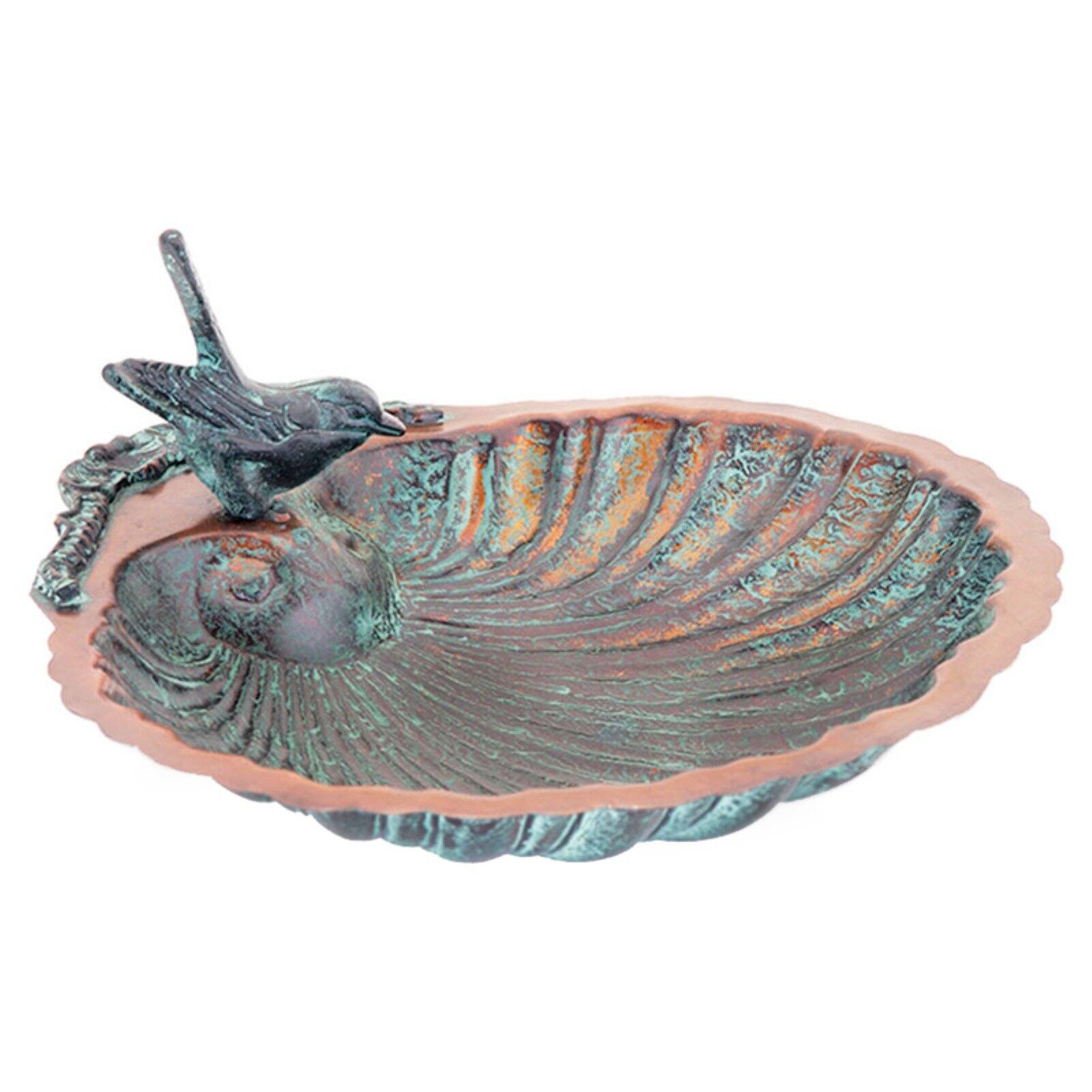 Scallop Shell Birdbath - image 1 of 2