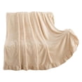 thumbnail image 1 of Scallop Throw Blanket 50X60 Inch Decorative Holiday Throw Soft Velvet with Scalloped Edges for Couch Bed Chair Festive Home Decor, A Blanket, 1 of 9