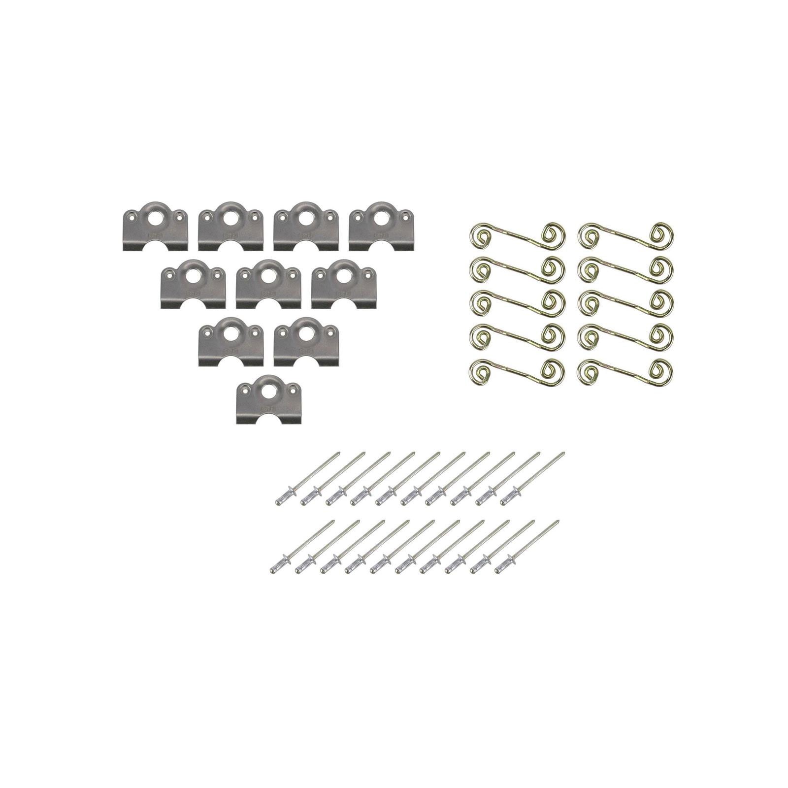 Scalloped 1/4 Turn Fastener Plate and Stepped Springs - Walmart.com