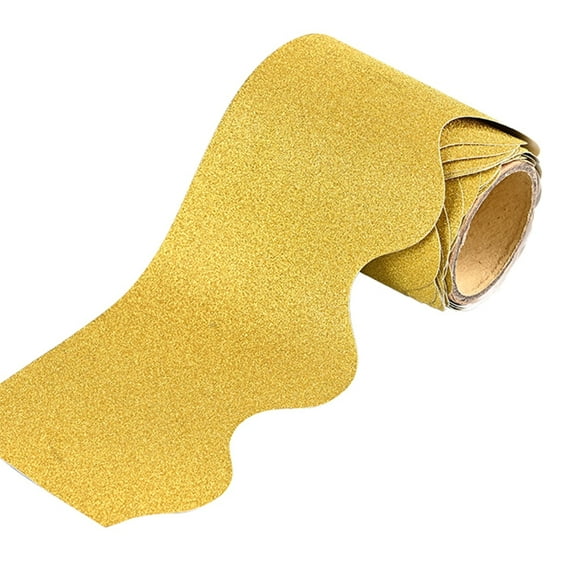 Scalloped Border Sticker Bulletin Border Trimmer Poster Board Decorative Bulletin Board Trim for , Classroom Home