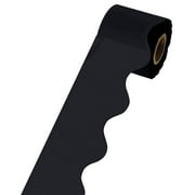 Scalloped Bulletin Board Border Paper Black Clearance! Shiogb, 5M Bulletin Border Trim Chalkboard Border Paper Roll School Classroom Wall Decor, Price Crash