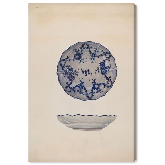 Scalloped Edge Canvas Print Botanical Art by Art Remedy, Gallery Wrapped, 10 x 15