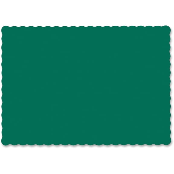 Scalloped Edge Paper Placemat
