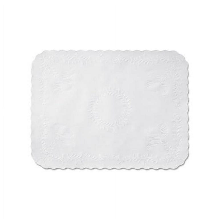 Scalloped Edge Traymat, Bond Paper, White, 16.63 x 12.75, 1,000/Carton Scalloped Edge Traymat, Bond Paper, White, 16.63 x 12.75, 1,000/Carton