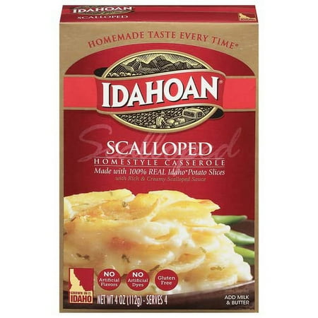 Idahoan Scalloped Homestyle Casserole 4 oz (Pack of 8)