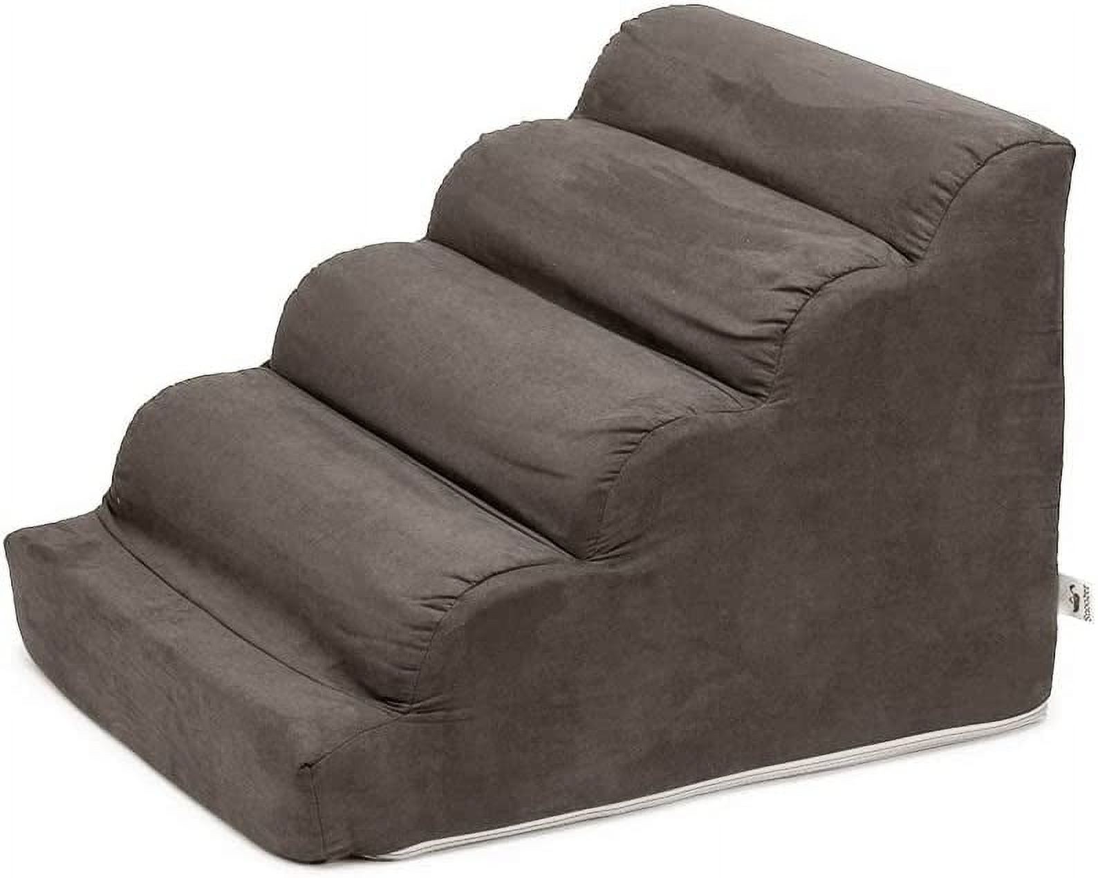 Scalloped Pet Ramp, Medium, Dark Chocolate