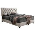 thumbnail image 1 of Scalloped Platform Bed in Champagne Finish (King: 84 in. L x 80 in. W x 56 in. H (86 lbs.)), 1 of 2
