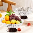 thumbnail image 1 of Scalloped Ruffle Bowl - 9.8x4.3in Bow Decorative Fruit Bowl - Great for Dining Table Centerpiece Dish, Wedding Gift, Rustic Farmhouse Home Decor, 1 of 1