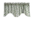 thumbnail image 1 of Scalloped Valance Cotton Floral Butterflies Print 58" Wide / 20" Tall, 1 of 1