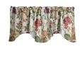 thumbnail image 1 of Scalloped Valance Cotton Floral Geraniums and Azaleas Floral Mix Print 58" Wide / 20" Tall, 1 of 1