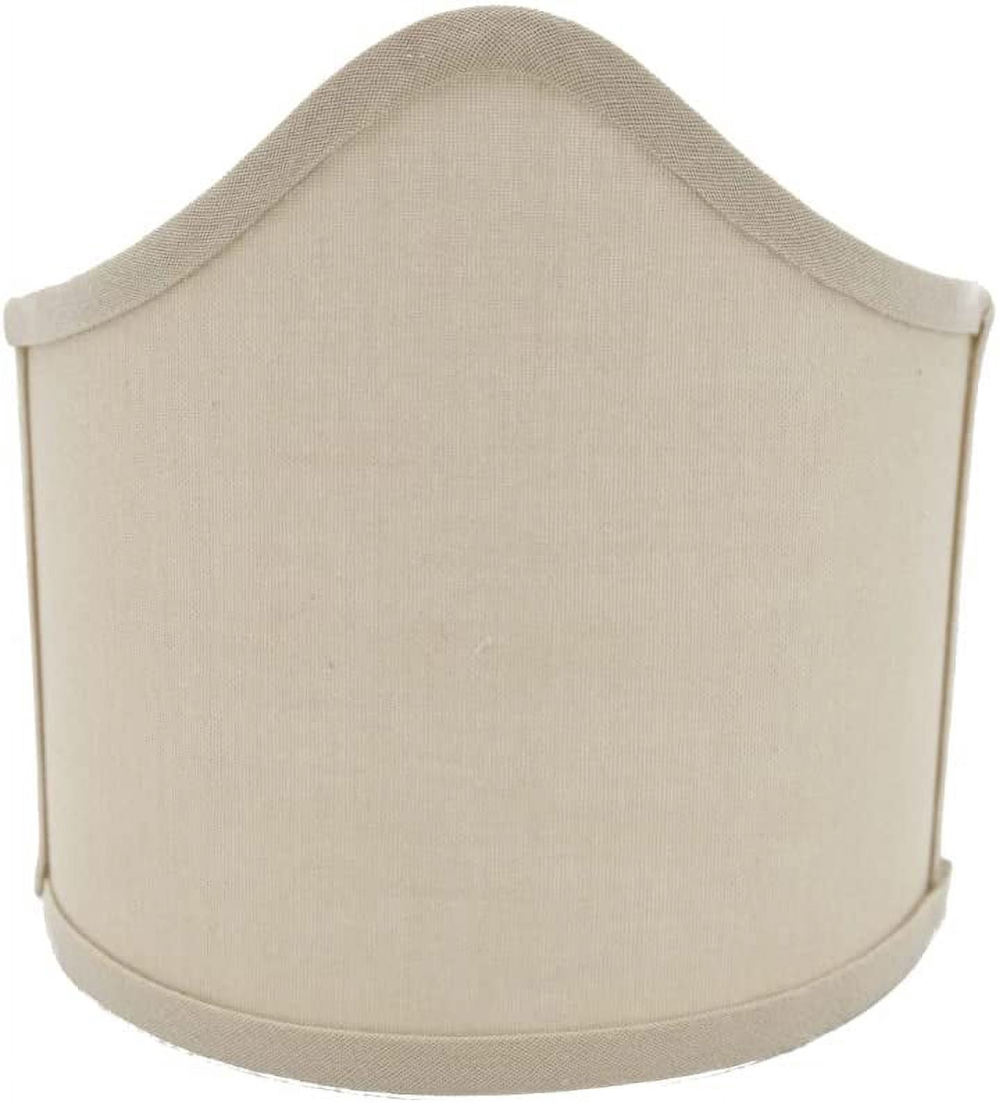 Scalloped Wall Sconce 8 Inch Shield Half Lamp Shade - Walmart.com