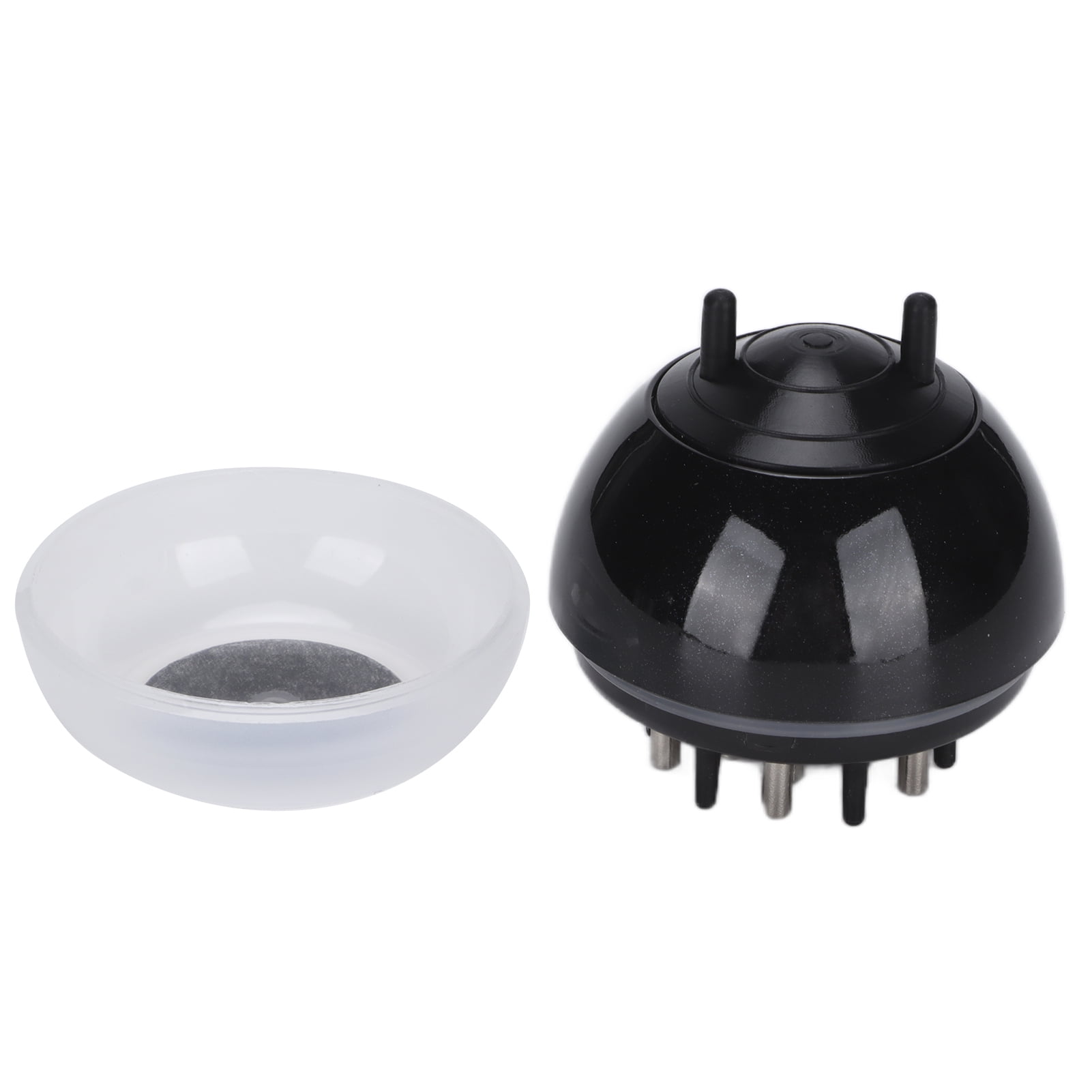 Scalp Applicator Comb Comfortable Ergonomic Large Capacity Small Exquisite Scalp BrushBlack