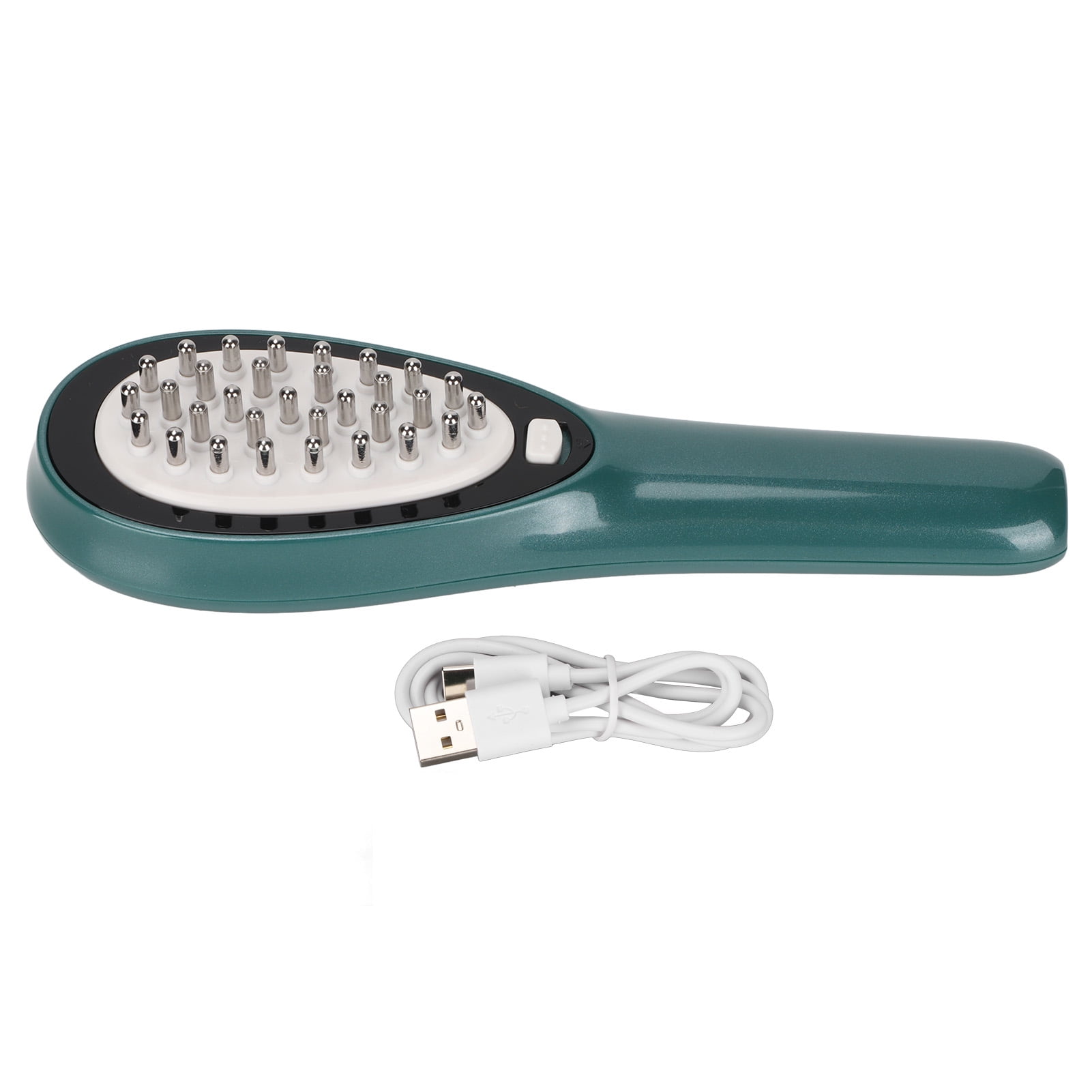Scalp Applicator Comb Hair Growth Care LED Light Microcurrent High Frequency Vibration Tonic