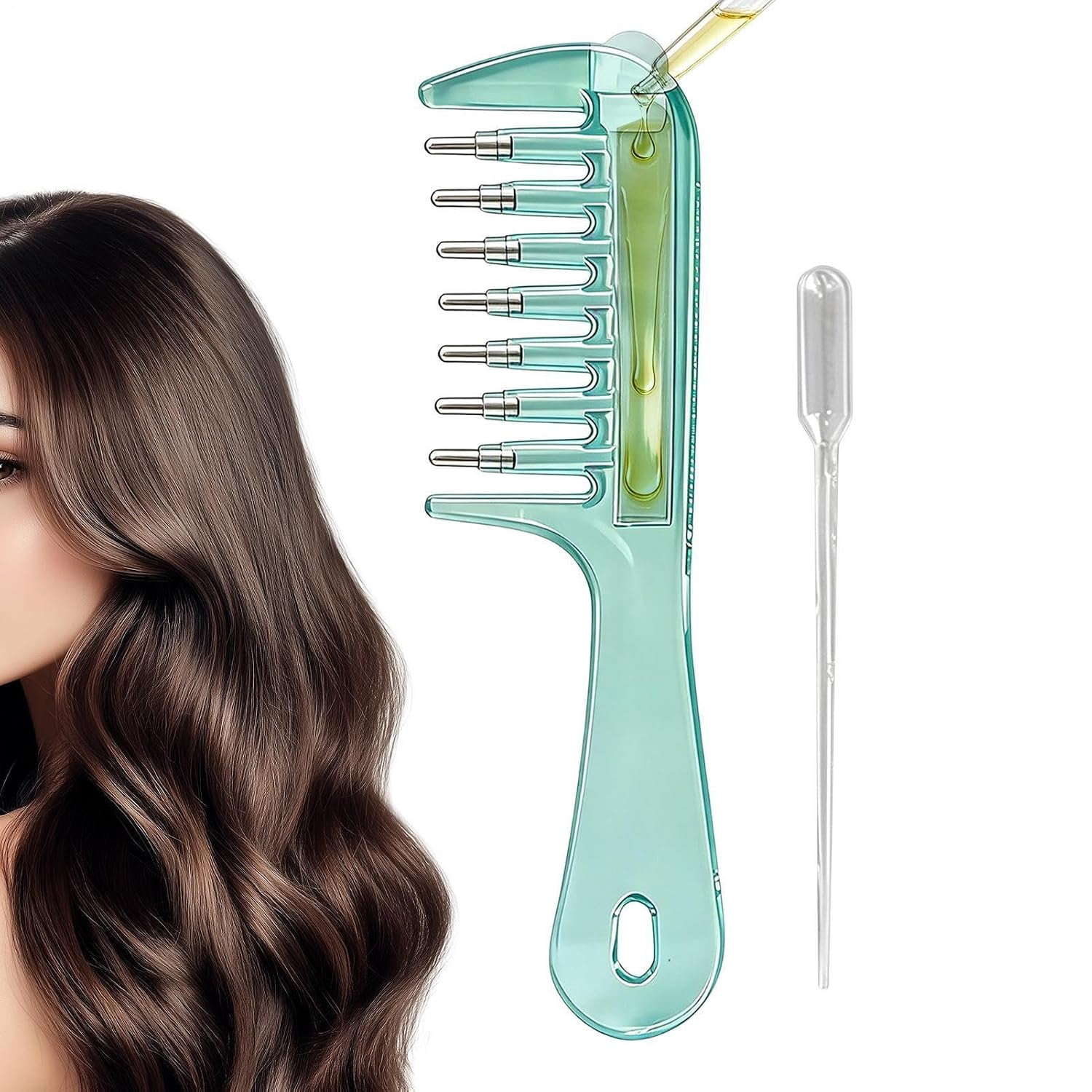 Scalp Applicator Set, Hair Care Precision Root Comb Tool, Refillable ...