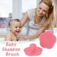 thumbnail image 1 of Scalp Brush Soft Silicone Bath Brush with Gentle Bristles for Cradle Cap Shampoo Massage Tool Easy Clean Non-Slip Ergonomic Handle for Hair Care,1 pc, 1 of 4
