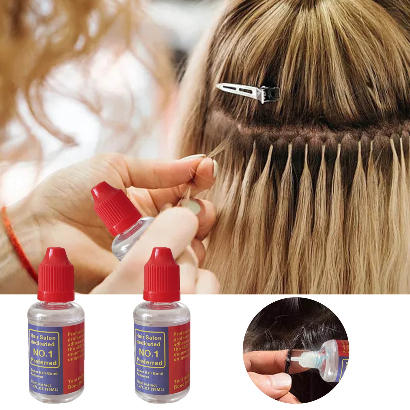 Scalp Care Leave in Conditioner Untraceable Hair Extension Glue Remover