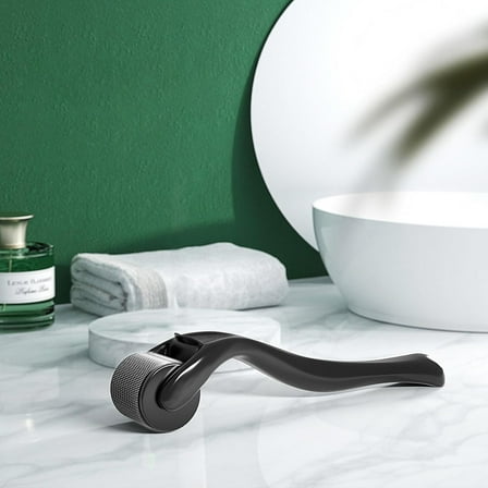 Scalp Derma Roller ,Beard Microneedle Roller，Personal Use Microneedling Roller ,Microdermabrasion Cosmetic Beauty Instrument Self-Care Gifts For Men Women