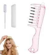 Scalp Essential Oil Applicator Comb, Hair Care Oil Comb Applicator, Minoxidil Applicator for Hair Growth & ThinningPink,1PC