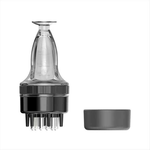 Scalp Hair Comb Applicator Massager Scalp Treatment Root Comb Applicator Bottle for Essential Oil Growth Applicator-C