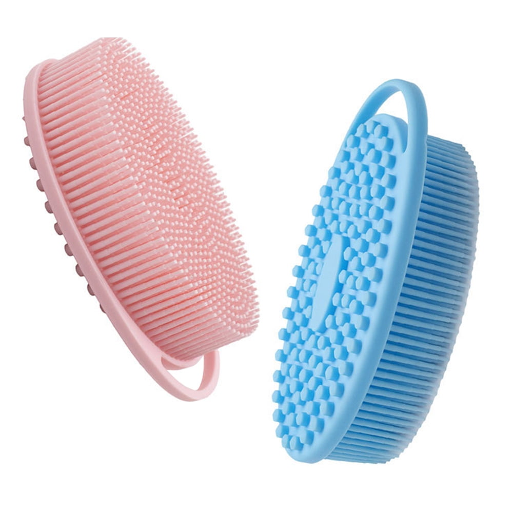 Scalp Massage Brush Exfoliator Shower Scrubber Double Sided 4 Pcs