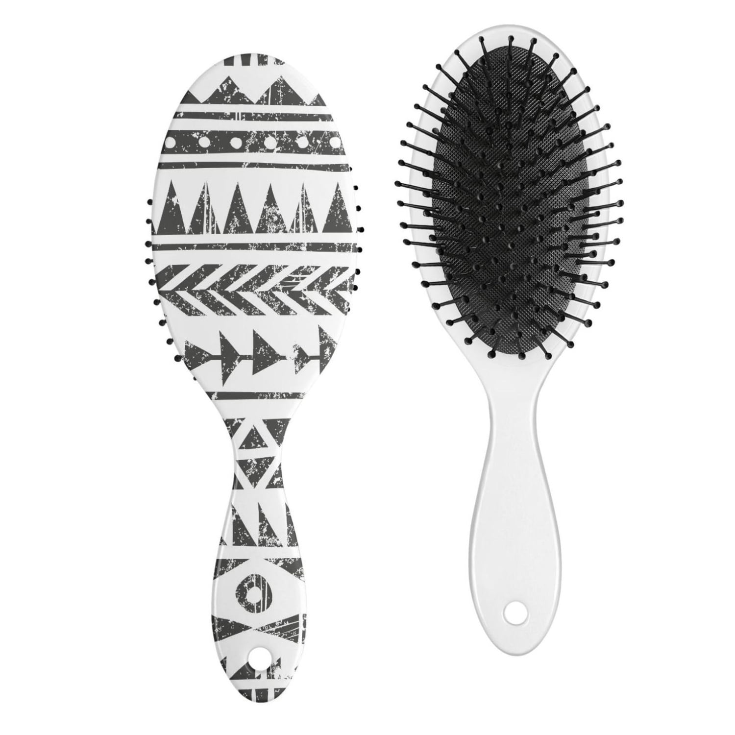 Scalp Massage Hair Brush - Round Bristle Detangler for Wet/Dry Hair, No ...
