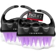 thumbnail image 1 of Scalp Massager, 2 Pack Scalp Brush Hair Shampoo Brush Head Scrubber  2020 Upgraded Version  100% Comfortable for All Hair Types of Curly Girls, Women, Wife, Girlfriend, Daughter, Men, Kids, Pets, 1 of 7
