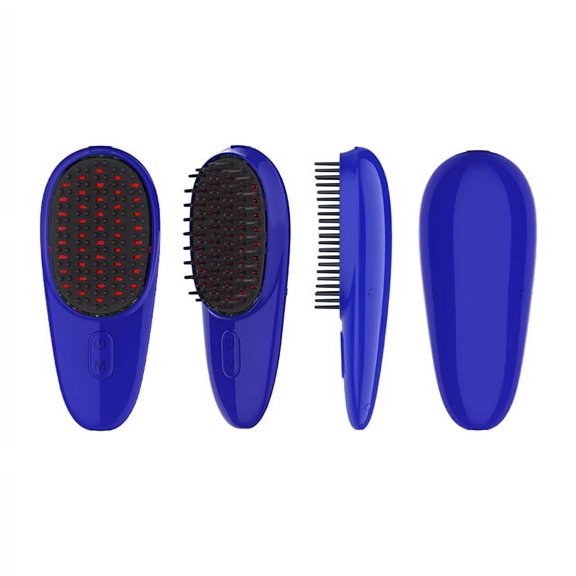 Scalp Massager Comb,Hair Growth Electric Comb, Vibration Brush for Women All Hair Type (Blue) ..