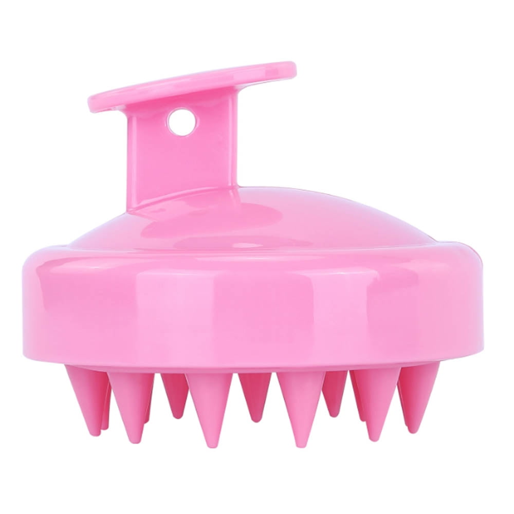 Shampoo Brush Head Scrubber Hair Scalp Massager Comb Wash Soft Silicone  Bath