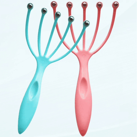 Scalp Massager, Handheld Head Massager Scalp Stress Relax, Tingler Head Massager for Hair Growth Stimulator, 2-Pack