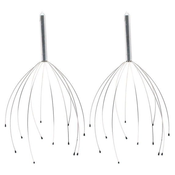 Scalp Massager Handheld Head Massager Tool for Deep Relaxation Stress 2 Pack Beauty