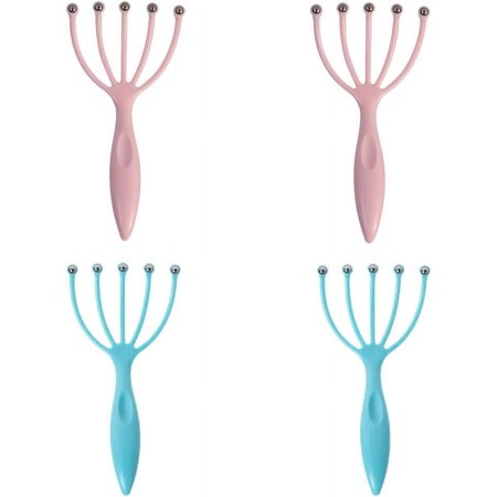 Scalp Massager, Head Massager,Handheld Scalp Massager,Portable SPA Head Massager That can Stimulate The Scalp,can Relax in The Office Home SPA and Reduce The Pressure of Work and Study (4-Pack)