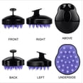 thumbnail image 1 of Scalp Massager Shampoo Brush, with Soft and Flexible Silicone Bristles, Can Be Used for Hair Care and Head Relaxation, Ergonomic ScalpScrubber/exfoliator, Can Remove Dandruff and Hair Growth, 1 of 2