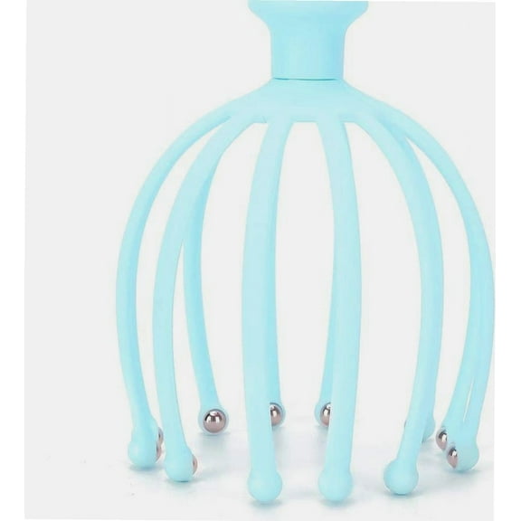 Scalp Massagers, Handheld Head Massager Claw Scalp Massager, 12pcs Rolling Ball for Deep Relaxation Stress Reduction, for Office and Home Spa Use, Father's Day and Mother's Day Gifts (Blue)